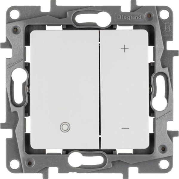 Механизм светорегулятора нажимного СП Etika 400Вт бел. IEK 672218