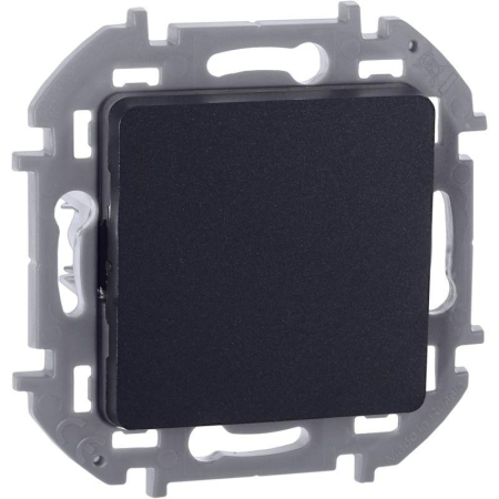 Выключатель 1-кл. Inspiria 10А IP20 250В 10AX механизм антрацит IEK 673603