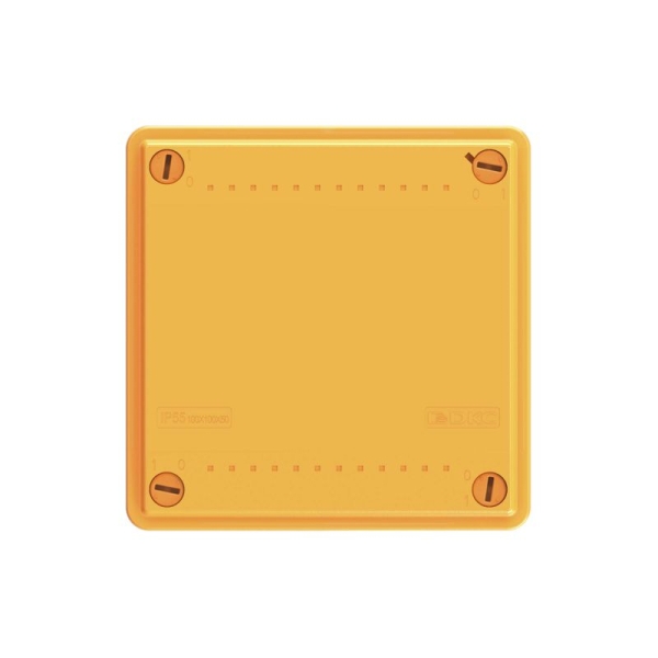 Коробка ответвительная FS 100х100х50мм IP56 4п 450В 6А 4кв.мм с гладкими стенками и клеммниками пластик. DKC FSB10404