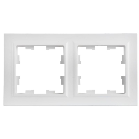 Рамка 2-м BRITE РУ-2-БрАБ арктич. бел. IEK BR-M22-K91