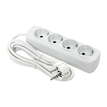 Удлинитель 4х2м с заземл. 16А IP20 Эксперт 3.0кВт ПВС 3х1 PROxima EKF UBA16-310-4-02