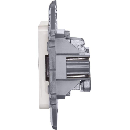 Розетка телевизионная проходная TV Inspiria 14дБ 5-862мГц механизм бел. IEK 673860