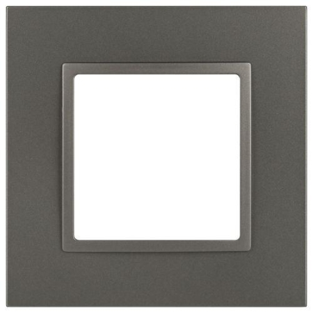 Рамка 1-м Elegance 14-5011-16 Classic для розеток и выключателей титан Эра Б0065823