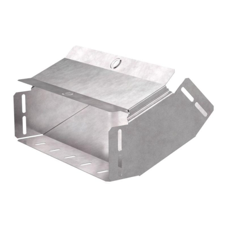 Угол вертикальный внутренний 45град. 300х100 с крышкой Стандарт Промрукав PR16.0542