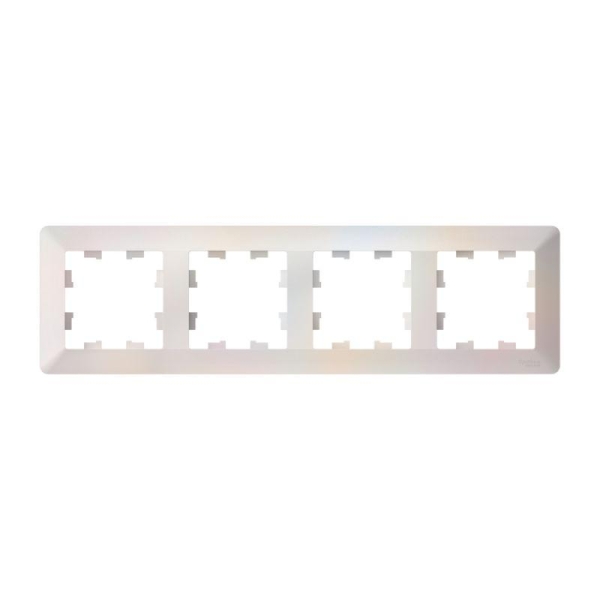 Рамка 4-м AtlasDesign Air жемчуж./дым. бел. SE ATN220404