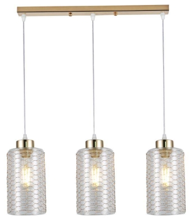 Светильник подвесной (подвес) Malice 9124-203 3хE27 40Вт модерн потолочный Rivoli Б0054878