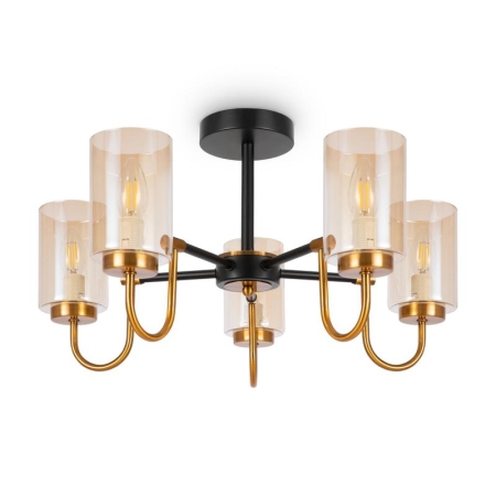 Светильник Jewel 40Вт E14х5 IP20 потолочн. Freya FR5321CL-05BZ