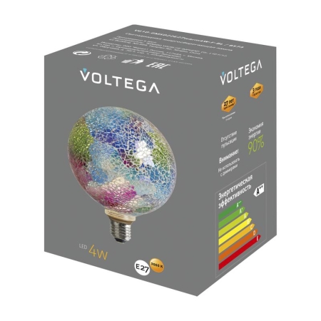 Лампа светодиодная филаментная Loft 271 GMS022 4Вт 3000К E27 Voltega 8573