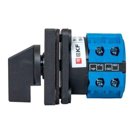 Переключатель кулачковый ПК-1-22 2п 10А "1-0-2" IP65 EKF pk-1-22-10-65
