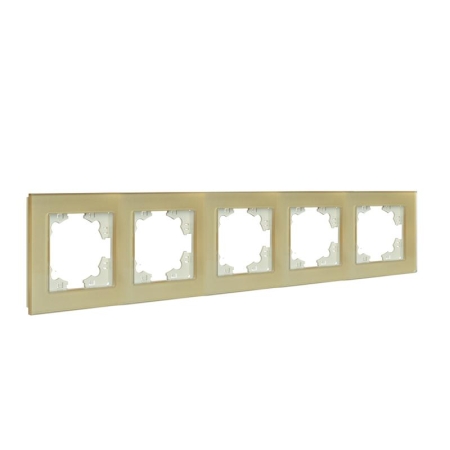 Рамка 5-м Афина стеклянная зол. UNIVersal 2294