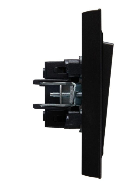 Выключатель 1-кл. СП BRITE ВСР10-1-0-БрЧ 10А в сборе черн. IEK BR-V10-0-10-K02-F