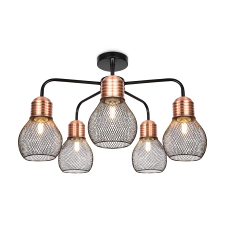 Светильник Agata 60Вт E27х5 IP20 потолочн. Freya FR4011CL-05BBS