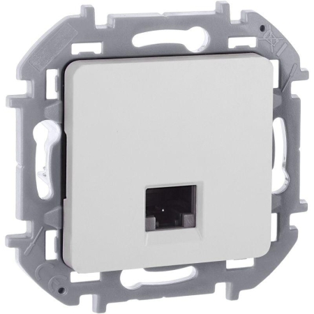 Розетка компьютерная Inspiria RJ45 кат.5E UTP бел. IEK 673825