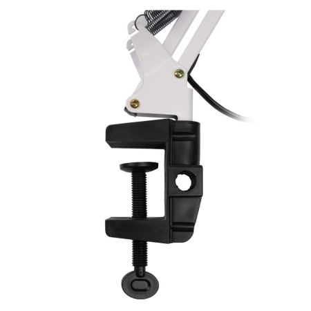 Светильник настольный TBL-02 под лампу Е27 (струбцина и подставка в компл.) бел. ФАZА 5046252