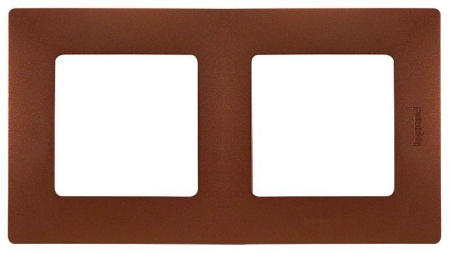 Рамка 2-м Etika какао IEK 672572