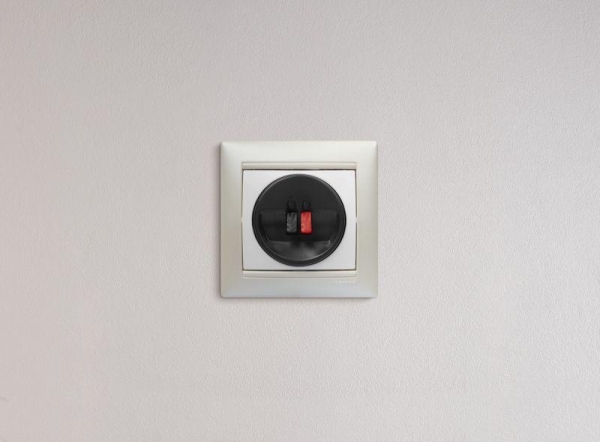 Розетка телевизионная одиночная TV СП Valena для динамиков механизм бел. Leg 774223