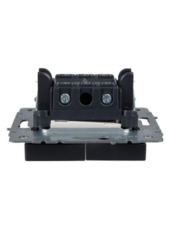 Выключатель 2-кл. СП BRITE ВС10-2-1-БрГ 10А с индик. механизм графит IEK BR-V20-1-10-K53