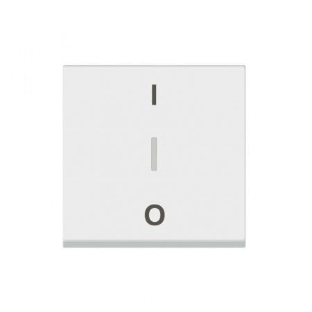 Выключатель 1-кл. 2п 2мод. СП Mosaic 10А бел. Leg 077050L