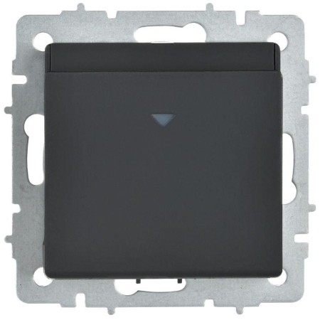 Выключатель карточный BRITE 30А ВС10-1-8-БрГ механизм графит IEK BR-V11-0-10-K53