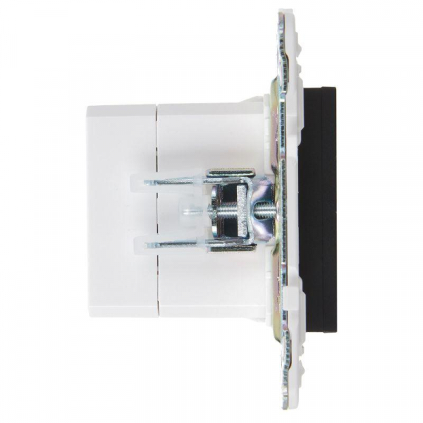 Розетка USB A+A 3.1А SKANDY SK-R15Bl черн. IEK SK-U21-D31-K02