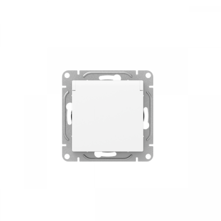 Розетка СП Эпика 16А IP44 с заземл. защ. шторки с крышкой механизм бел. EKF UP1-SOW-111-44