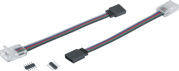 Коннектор для гибкого соединения RGBW СД ленты 93 292 NLSC-RGBW10mm-PCRGBW-W-PC-IP20 (уп.5шт) NAVIGATOR 93292