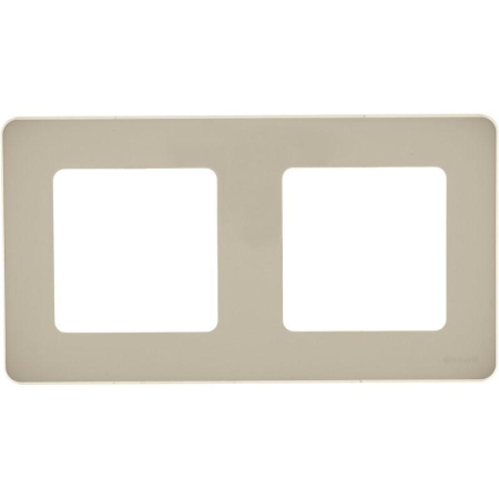 Рамка 2-м Inspiria сл. кость IEK 673941