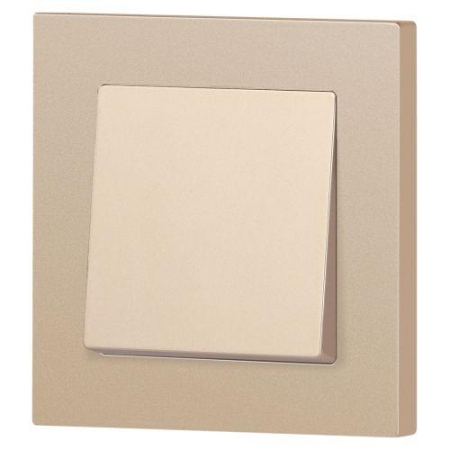 Переключатель 1-кл. СП Accent 6-103-04 10А IP20 250В AL/CU шампань Intro Б0063461