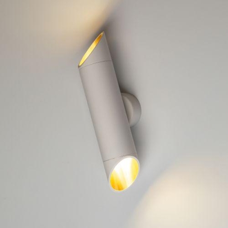 Светильник WL52 WH/GD 2хGU10 2х12Вт IP20 настенный бел. золото Эра Б0061200