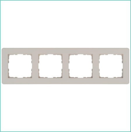 Рамка 4-м G-Flex тауп Jasmart G1104T