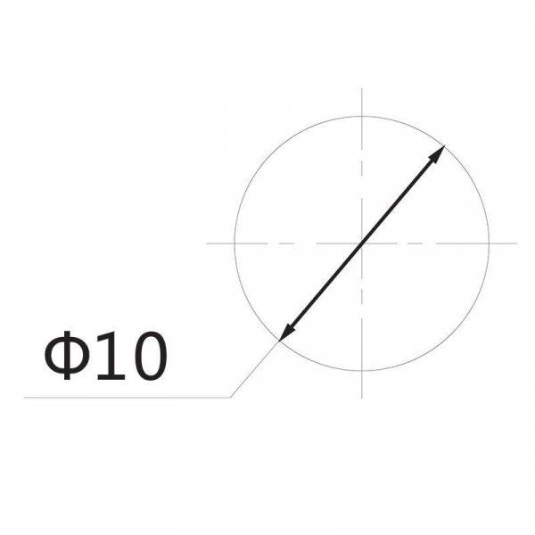 Индикатор граненый d10.2 220В красн. (RWE-205) Rexant 36-4730