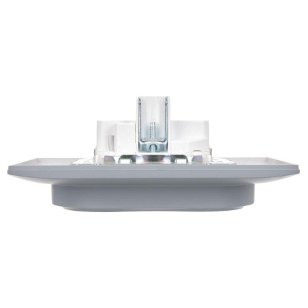 Розетка 2-м SKANDY 16А с заземл. защ. шторки в сборе SK-R07Gr сер. IEK SK-R24-16-K03-F