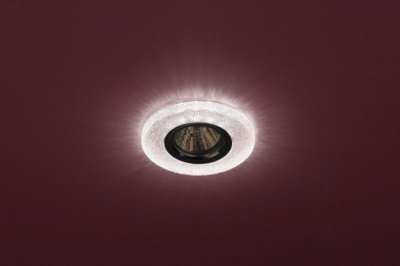 Светильник DK LD1 PK декор со светодиод. подсветкой GU5.3 220В 50Вт роз. ЭРА Б0018776