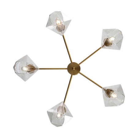 Люстра Dimension 60Вт E14х5 IP20 Freya FR5177PL-05BS