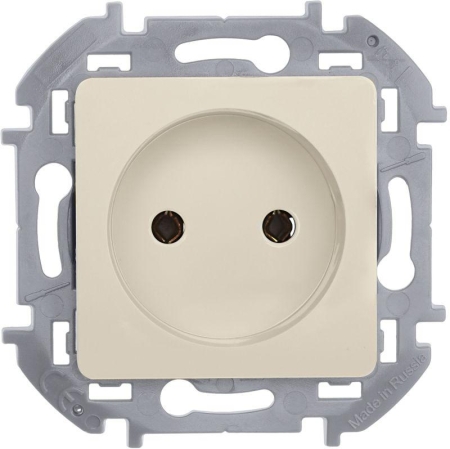 Розетка 1-м СП Inspiria 16А IP20 250В 2P механизм сл. кость IEK 673711