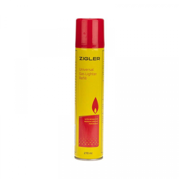 Газ для зажигалок металлический баллон 270мл (8 переходников) 09-1406