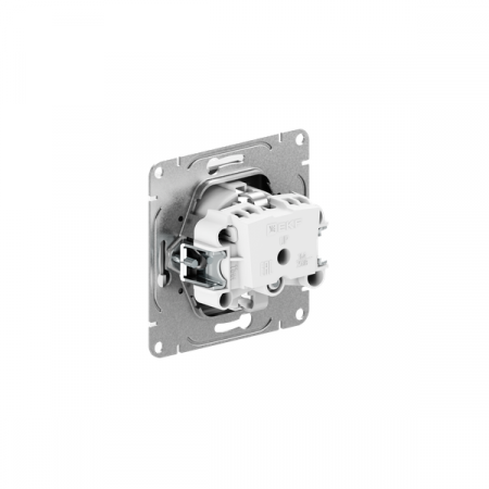 Розетка СП Эпика 16А с заземл. без защ. шторок механизм бел. EKF UP1-SOW-110