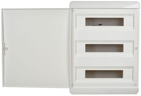 Корпус ЩРВ-П-54 TEKFOR IP41 бел. дверь пластик. IEK TF5-KP13-V-54-41-K01-K01