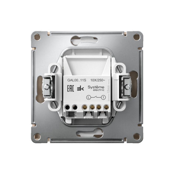 Выключатель 1-кл. ArtGallery 10AX быстрозажим. клем. механизм песочн. SE GAL001211S