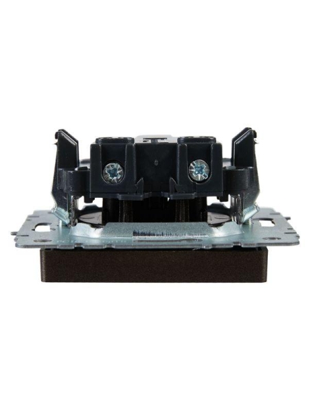 Розетка 1-м СП BRITE РС10-1-0-БрТБ 10А без заземл. без защ. шторок механизм бронза IEK BR-R10-10-K45