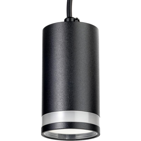 Светильник трековый подвес ARTLINE 55х55х100мм GU10 230В алюм./пластик. 2.6кв.м черн.н. Ritter 59930 6