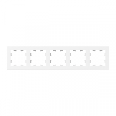 Рамка 5-м Эпика пластик бел. EKF UP1-FPW-05