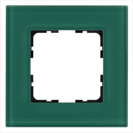 Рамка 1-м G-Glass стекло лазурн. Jasmart G1001GJ