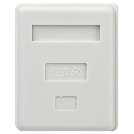 Розетка компьютерная 1-м RJ45 кат.5E неэкранир. Эра Б0056900