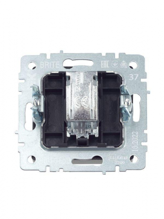 Розетка телевизионная оконечная TV СП Brite РТВ11-0-БрШ механизм шампань IEK BR-A10-O-K37