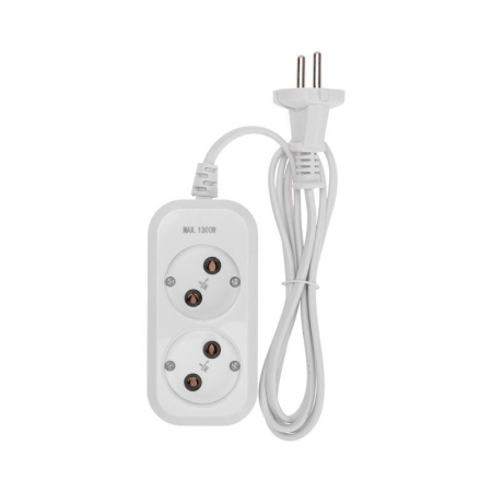 Удлинитель 2х1.5м без заземл. 2х0.75 бел. PROCONNECT 13-4200