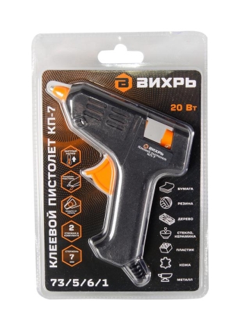 Пистолет клеевой КП-7 Вихрь 73/5/6/1