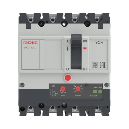 Выключатель автоматический 3N 100А 70кА pro MNX125L при AC415V расцепитель TMD YON MNX125L3NTMD0100