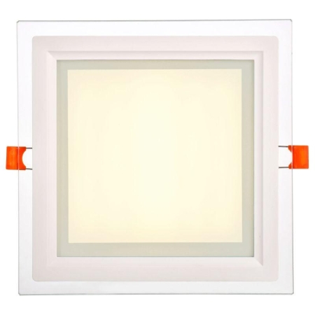 Светильник светодиодный ДВО 1625 18Вт 4000К IP20 встраив. со стекл. квадр. IEK LDVO0-1625-18-4000-K01