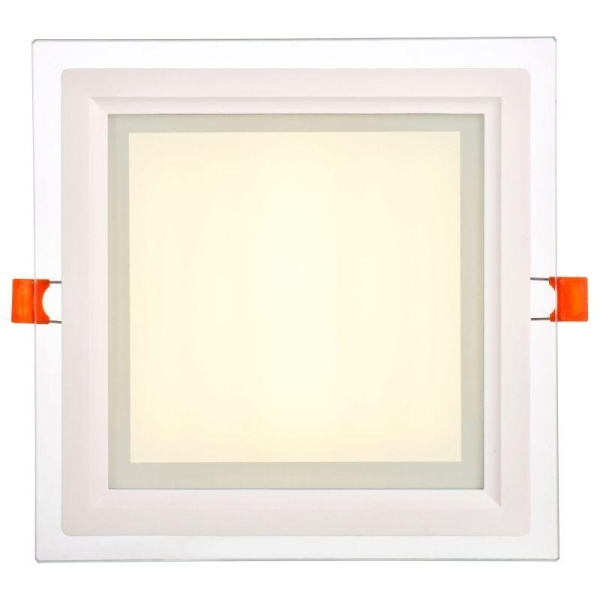 Светильник светодиодный ДВО 1625 18Вт 4000К IP20 встраив. со стекл. квадр. IEK LDVO0-1625-18-4000-K01